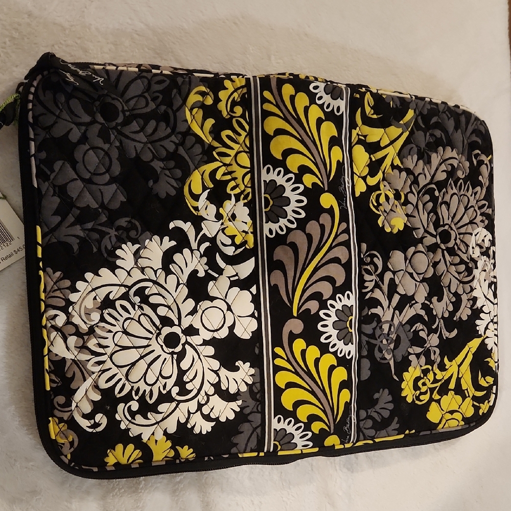 Stylish Black and Yellow Floral Women's Bag